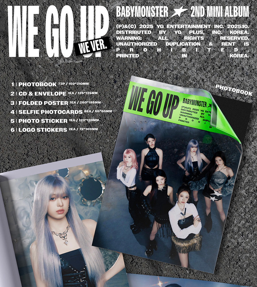 BABYMONSTER - WE GO UP [WE Ver.]