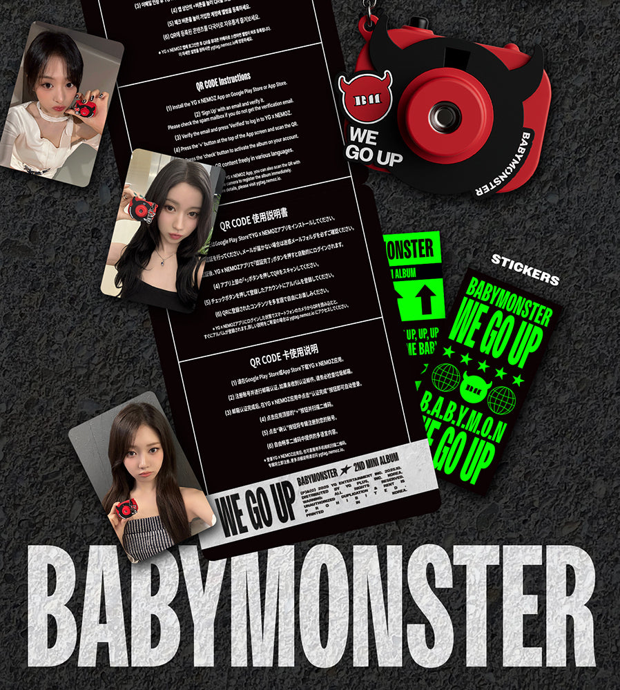 BABYMONSTER - WE GO UP [MINI BEAM KEYRING VER.]