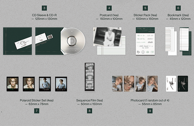 (SIGNED)MARK TUAN - SILHOUETTE [DELUXE VER. - RANDOM COVER] + K IDOL PHOTOCARD