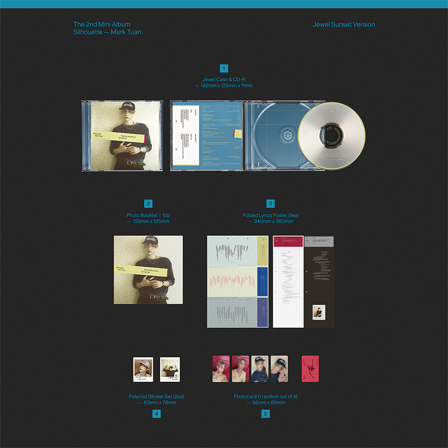 MARK TUAN - SILHOUETTE [JEWEL SUNSET VER.] + EUROPE LUCKY DRAW EVENT