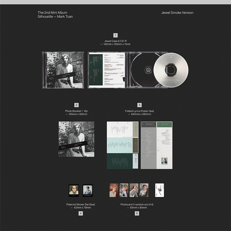 MARK TUAN - SILHOUETTE [JEWEL SMOKE VER .] + EUROPE LUCKY DRAW EVENT