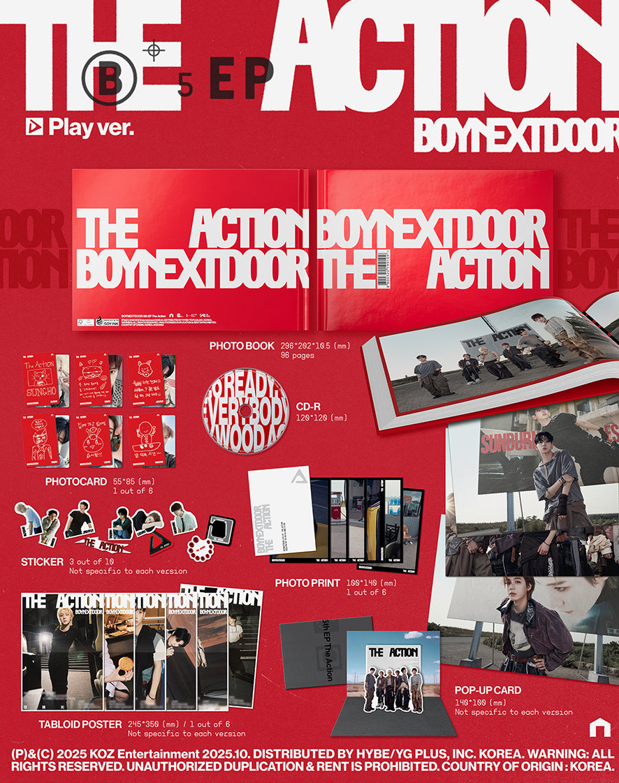 BOYNEXTDOOR - THE ACTION [RANDOM COVER]