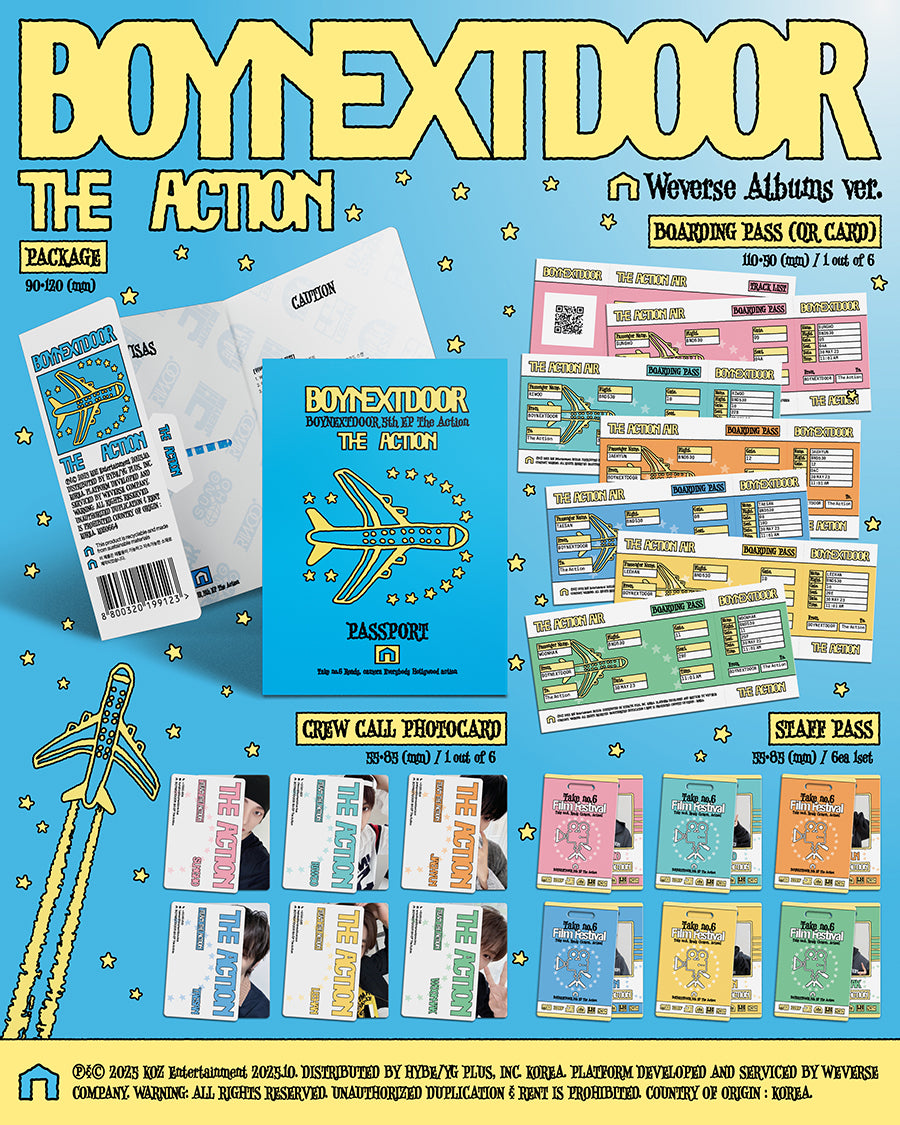 BOYNEXTDOOR - THE ACTION [WEVERSE ALBUMS VER.]