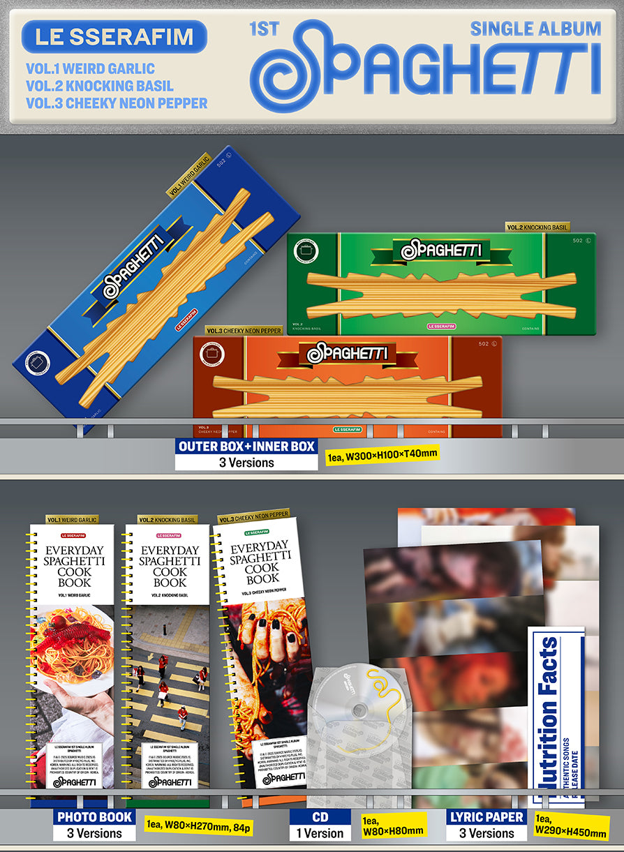 LE SSERAFIM - SPAGHETTI [RANDOM VĀKS]