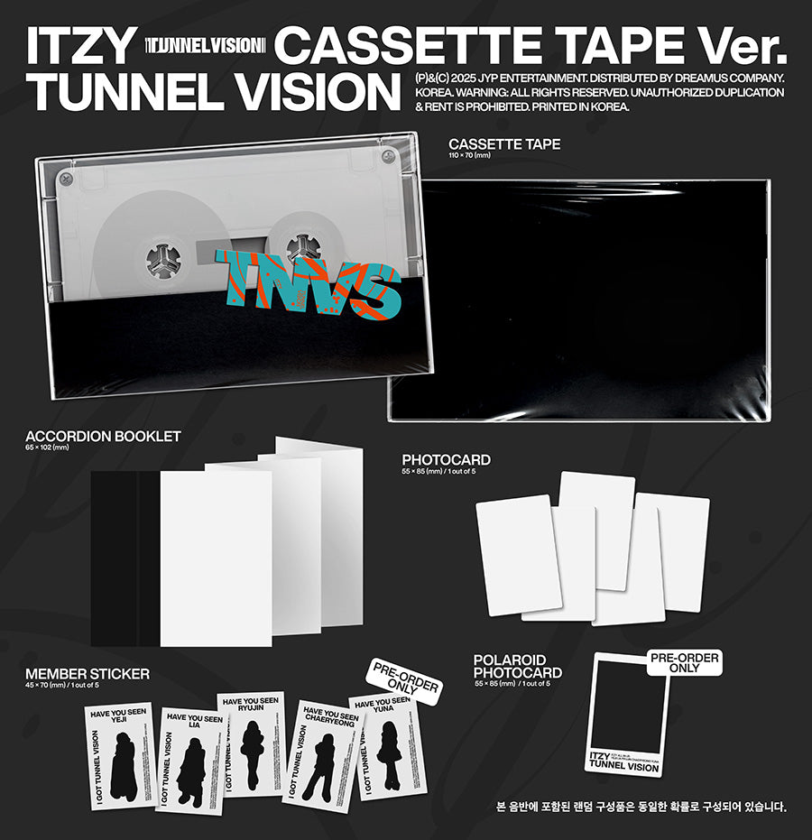 ITZY - TUNNEL VISION [CASSETTE TAPE VER.]