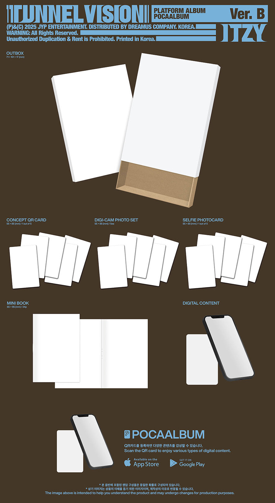 ITZY - TUNNEL VISION [POCAALBUM - RANDOM COVER]