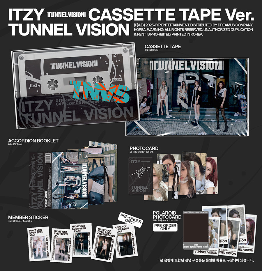 ITZY - TUNNEL VISION [CASSETTE TAPE VER.]