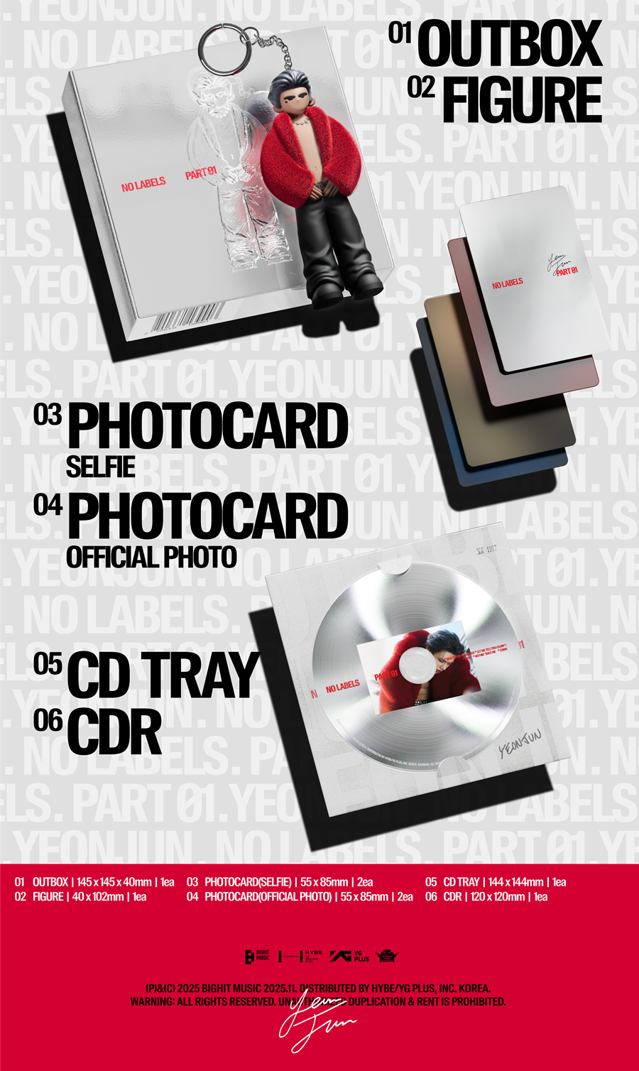 YEONJUN - NO LABELS: PART 01 [FIGŪRAS VER.]
