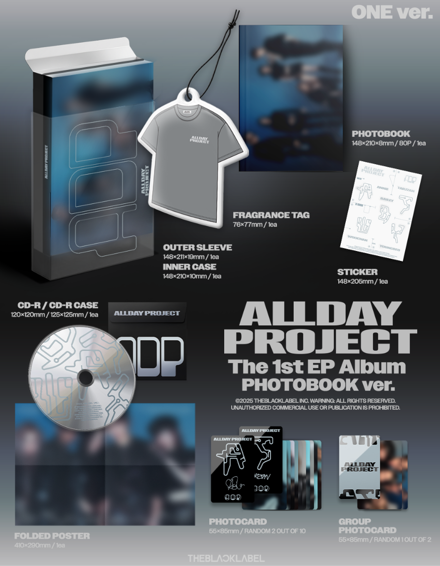 (AR AUTOGRĀFU) ALLDAY PROJECT - ALLDAY PROJECT [FOTOGRĀMATAS VER. - NEJAUŠAIS VĀKS] + K-IDOL EKSKLUZĪVA FOTOKARTE
