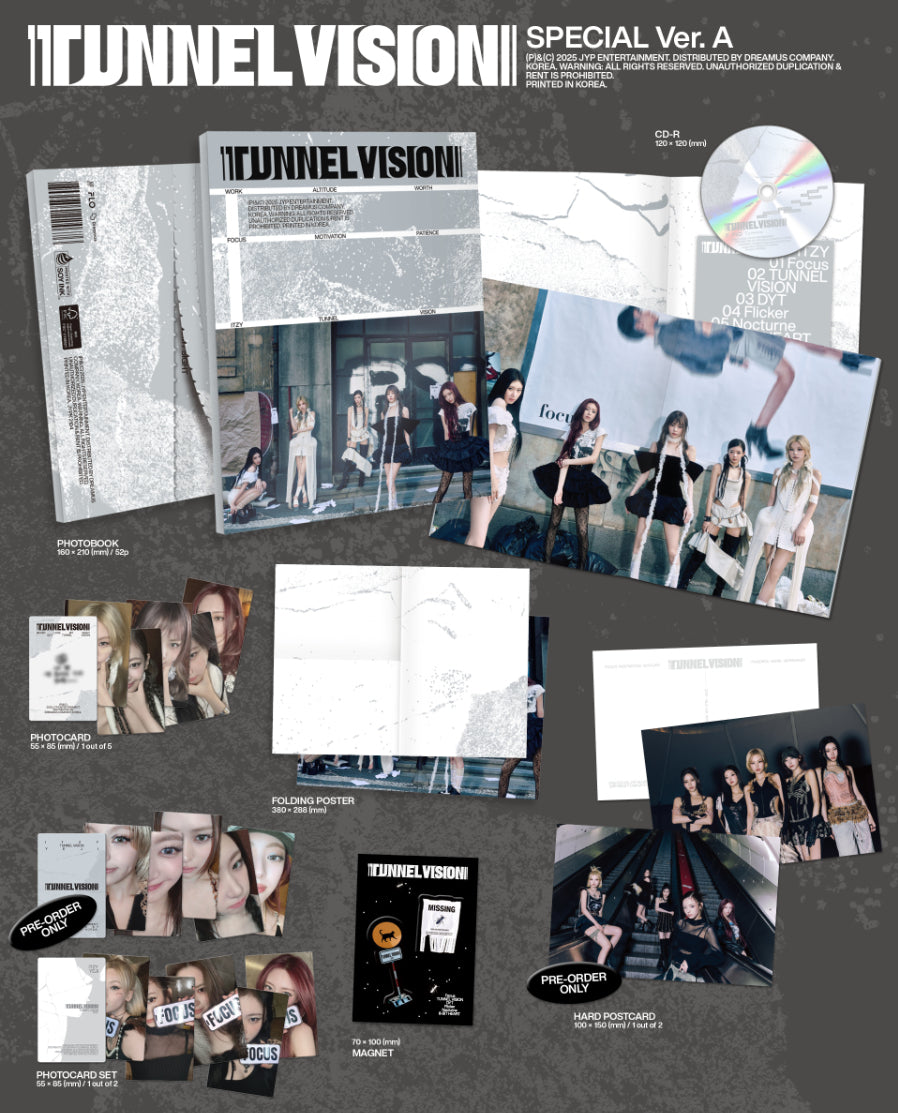 ITZY - TUNNEL VISION [SPECIĀLĀ VER. - NEJAUŠAIS VĀKS]