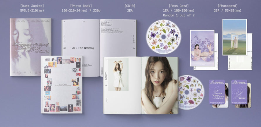 TAEYEON - PANORAMA : THE BEST OF TAEYEON [ARHĪVA GRĀMATAS VER.]