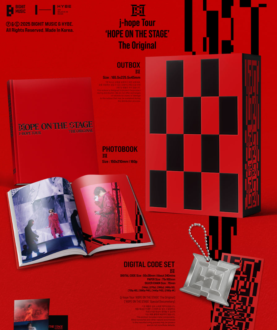 J-HOPE - TŪRES [HOPE ON THE STAGE] ORIĢINĀLS