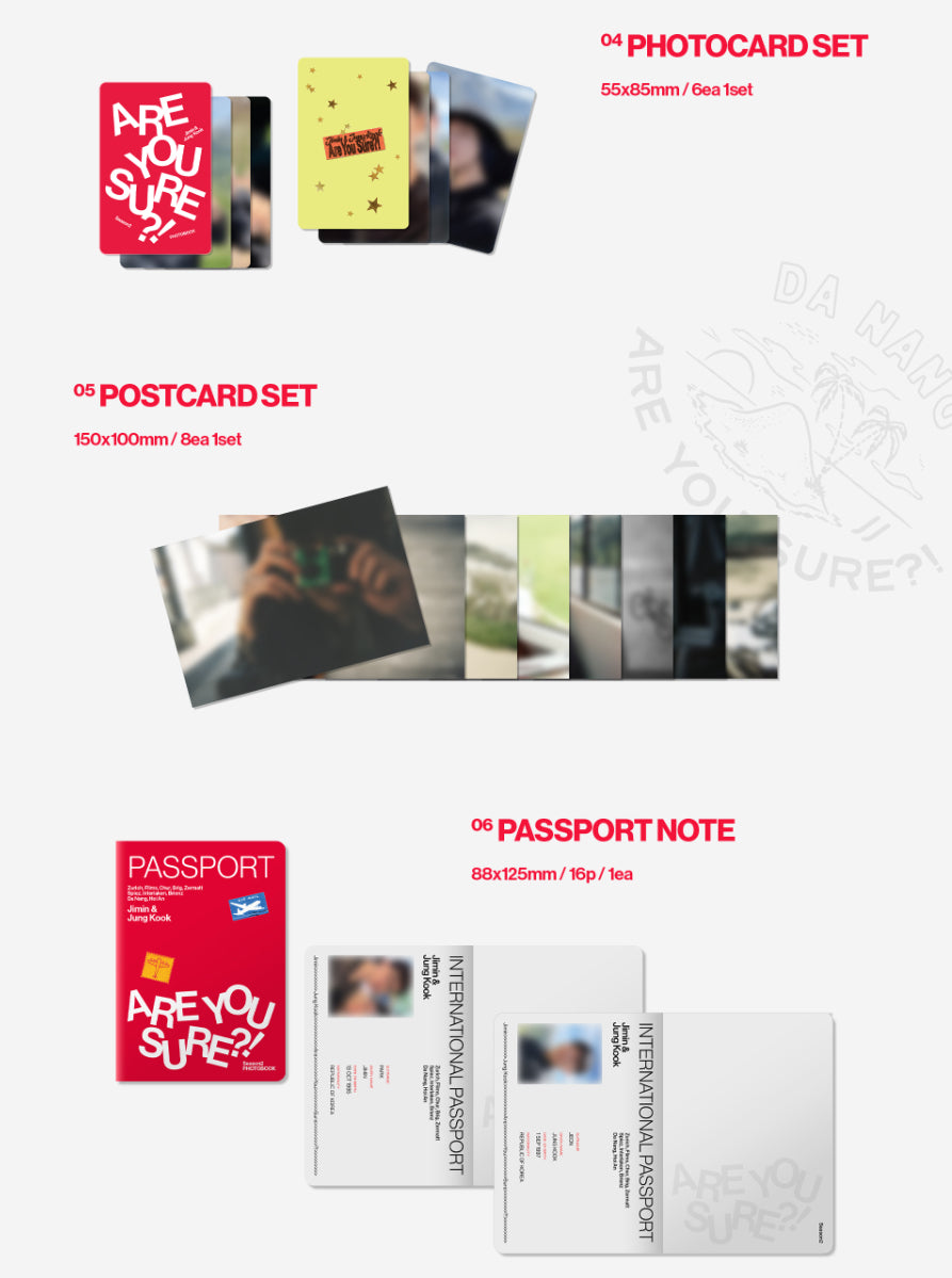 JIMIN x JUNG KOOK - ARE YOU SURE?! SEASON2 PHOTOBOOK