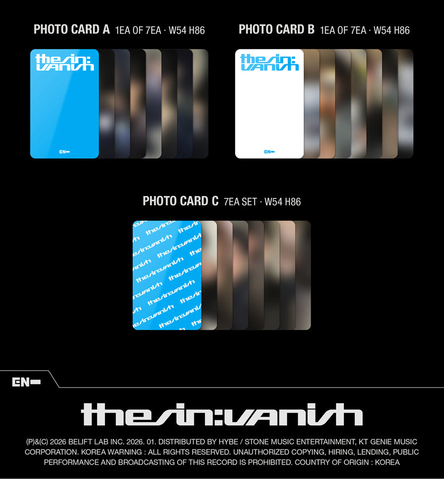 ENHYPEN - THE SIN : VANISH [WEVERSE ALBUMA VER.]