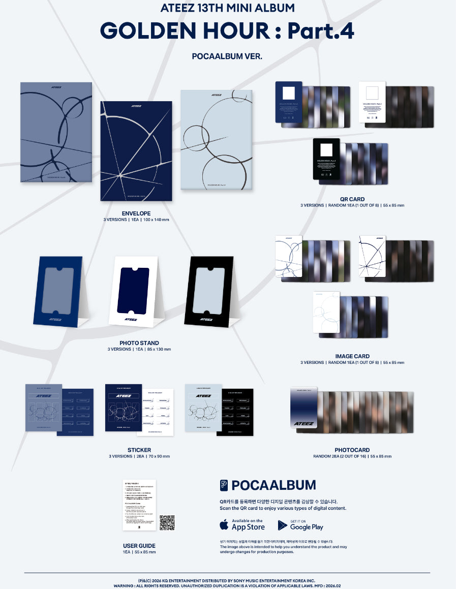 ATEEZ - GOLDEN HOUR : PART.4 [POCAALBUM VER.]