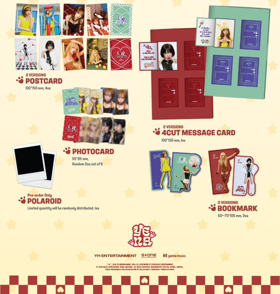 YENA - LOVE CATCHER [PHOTOBOOK VER.]