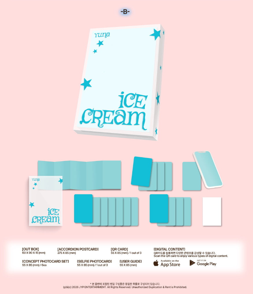 YUNA (ITZY) - ICE CREAM [POCAALBUM VER.]