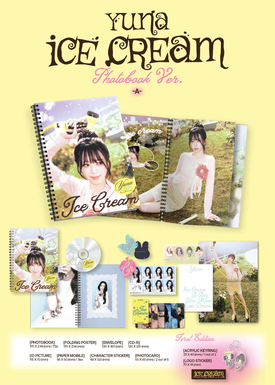 YUNA (ITZY) - ICE CREAM [FOTOGRĀMATAS VER.]