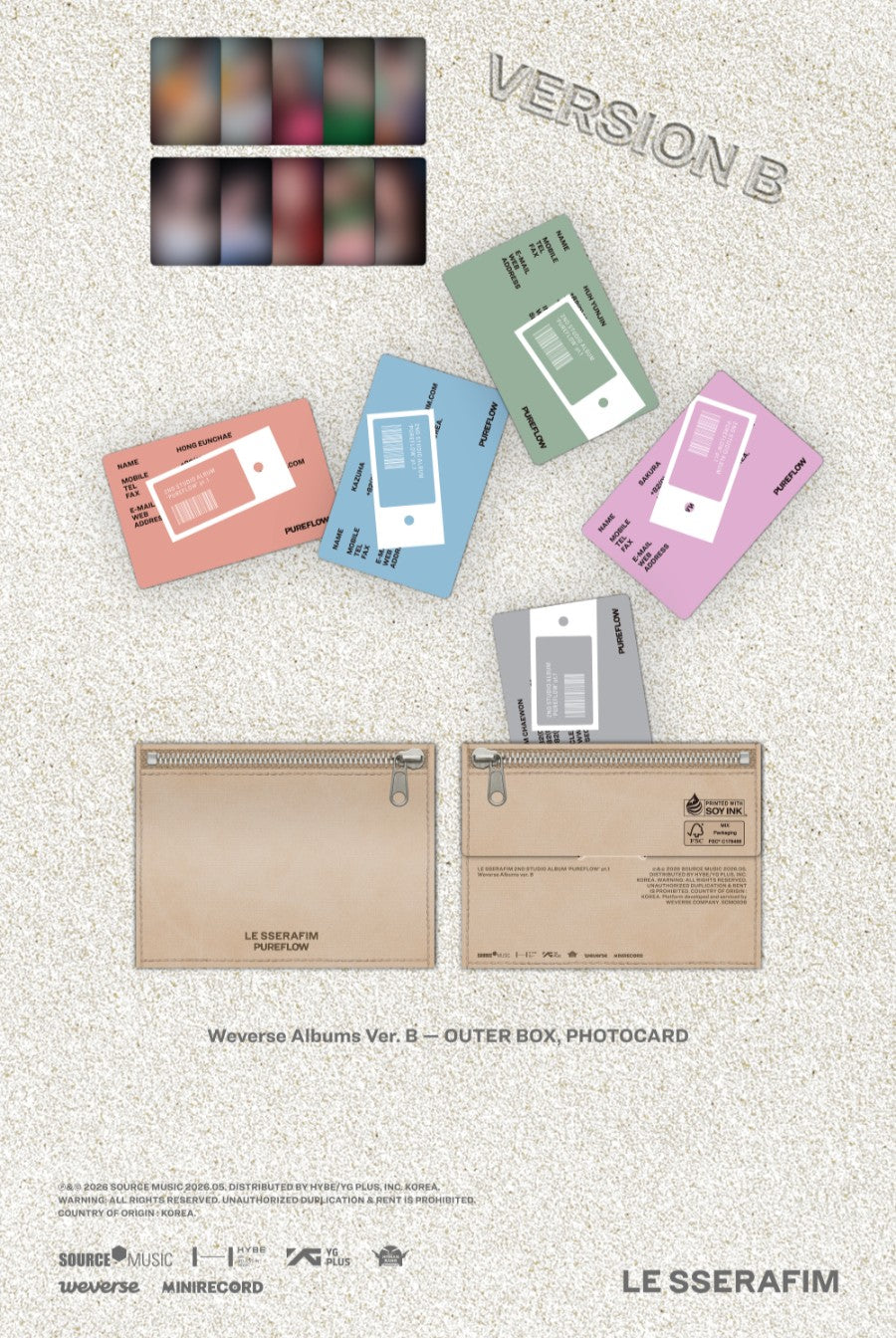 LE SSERAFIM - PUREFLOW PT.1 [WEVERSE ALBUMS VER.]