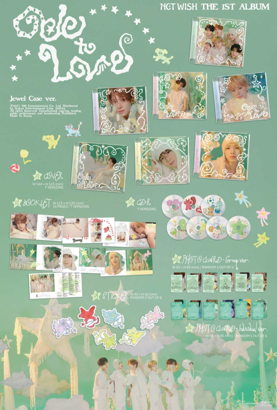 NCT WISH - ODE TO LOVE [JEWEL CASE VER.]