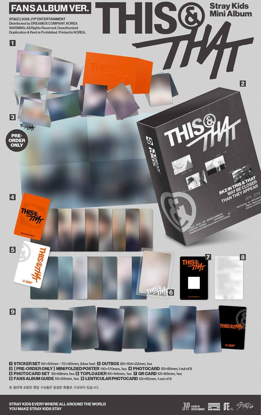 STRAY KIDS - THIS & THAT [FANS ALBUM VER.]