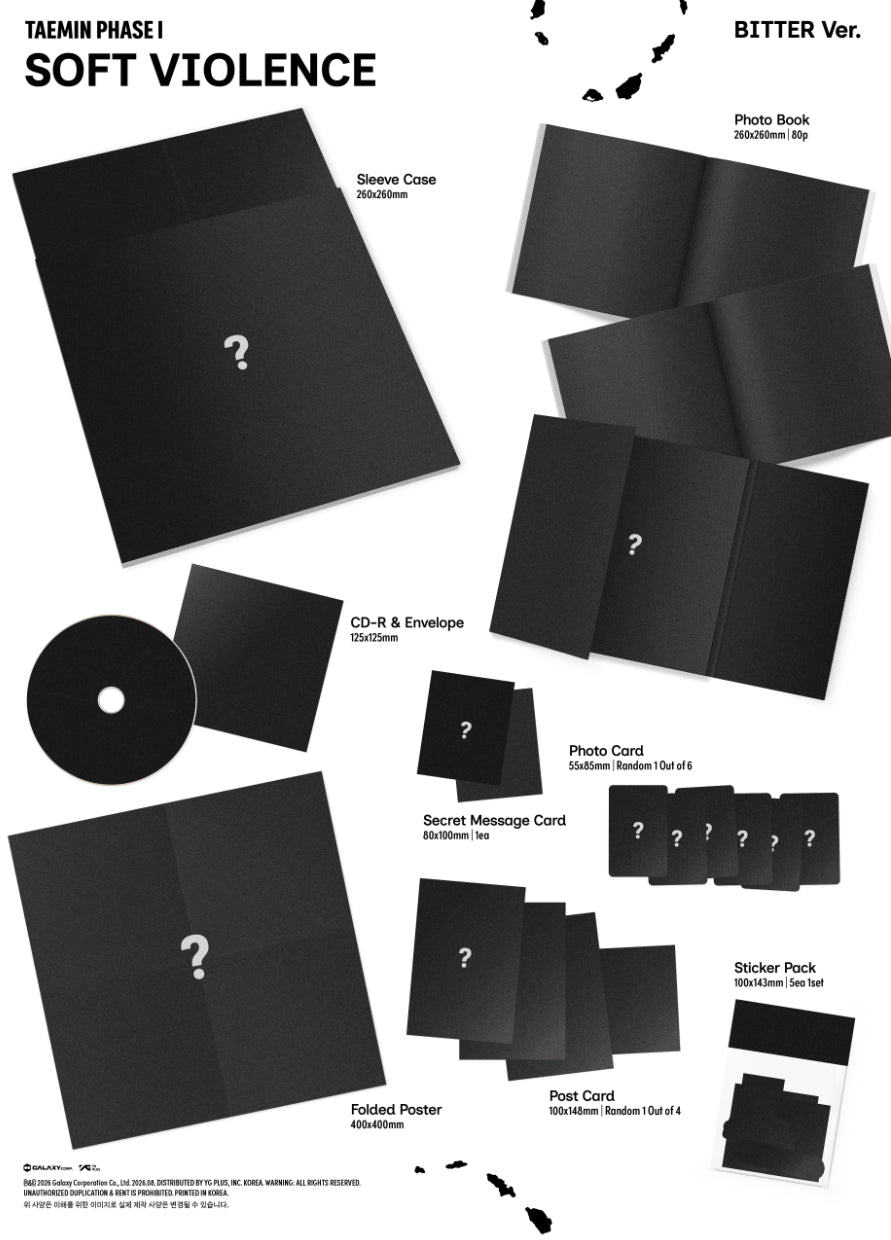 TAEMIN (SHINEE) - PHASE 1 : SOFT VIOLENCE
