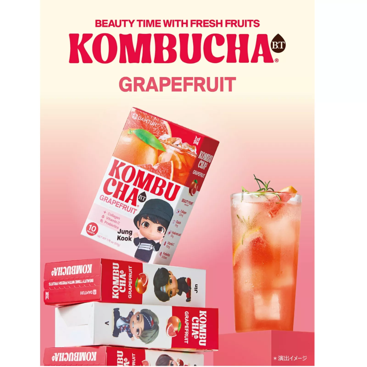 DAMTUH BT21 GRAPEFRUIT KOMBUCHA