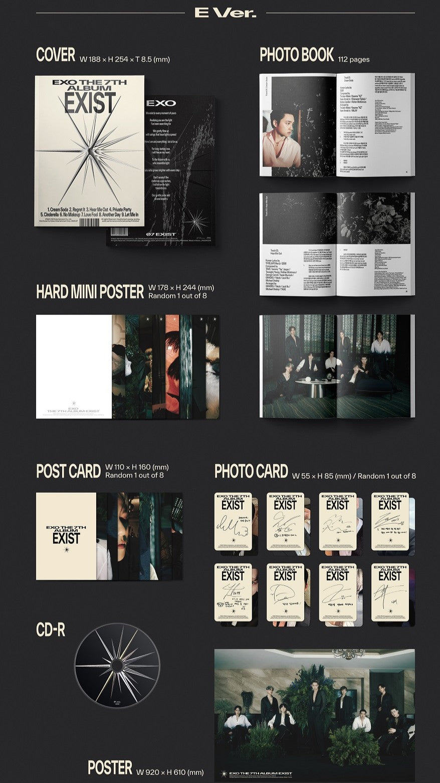 EXO - EXIST [FOTOGRĀMATAS VER.]