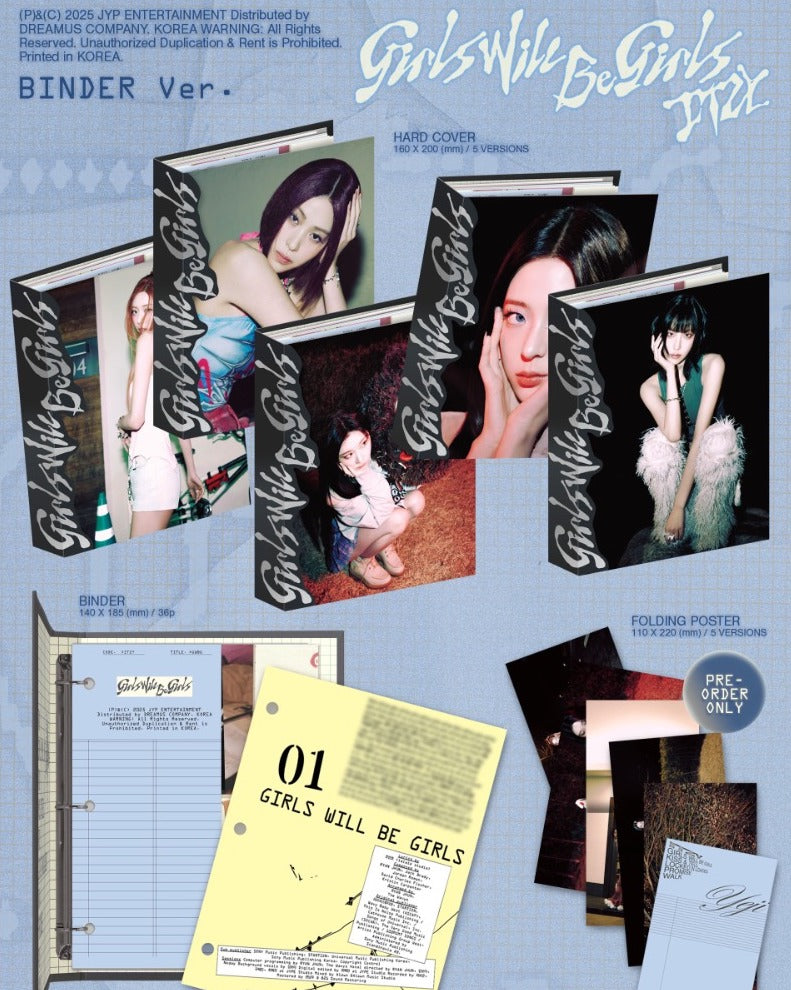 ITZY - GIRLS WILL BE GIRLS [BINDER VER.]