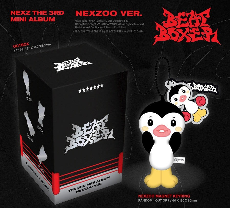 NEXZ - BEAT-BOXER [NEXZOO VER. - RANDOM KEYRING]