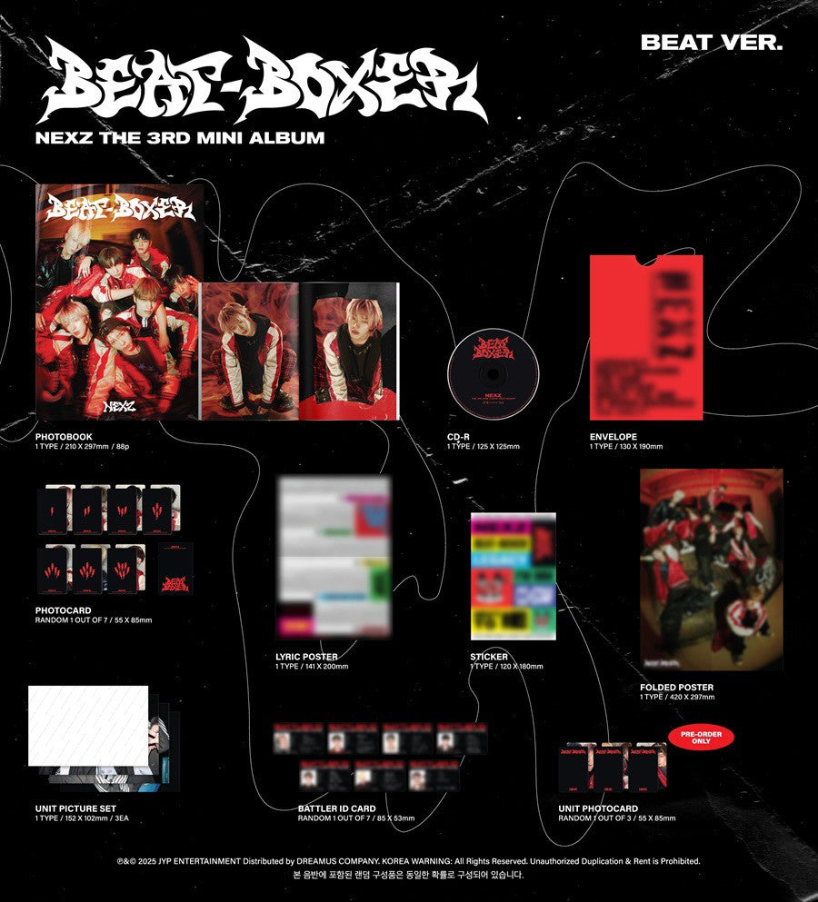 NEXZ - BEAT-BOXER [RANDOM VĀKS]