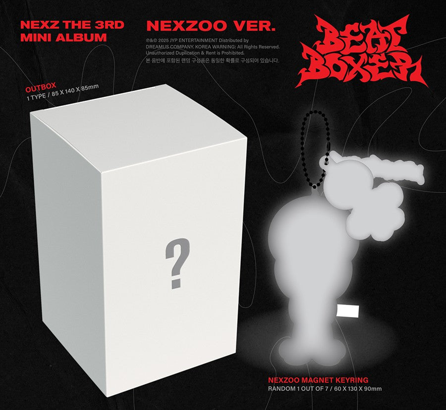 NEXZ - BEAT-BOXER [NEXZOO VER. - RANDOM KEYRING]