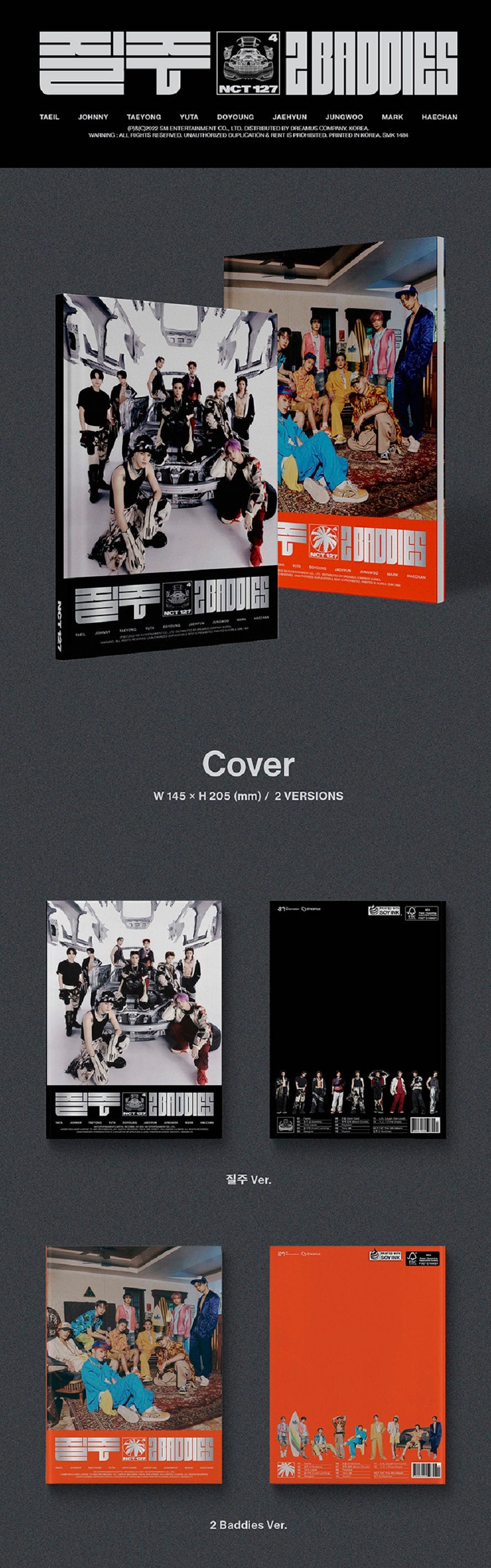 NCT 127 - 2 BADDIES [PHOTOBOOK VER.]