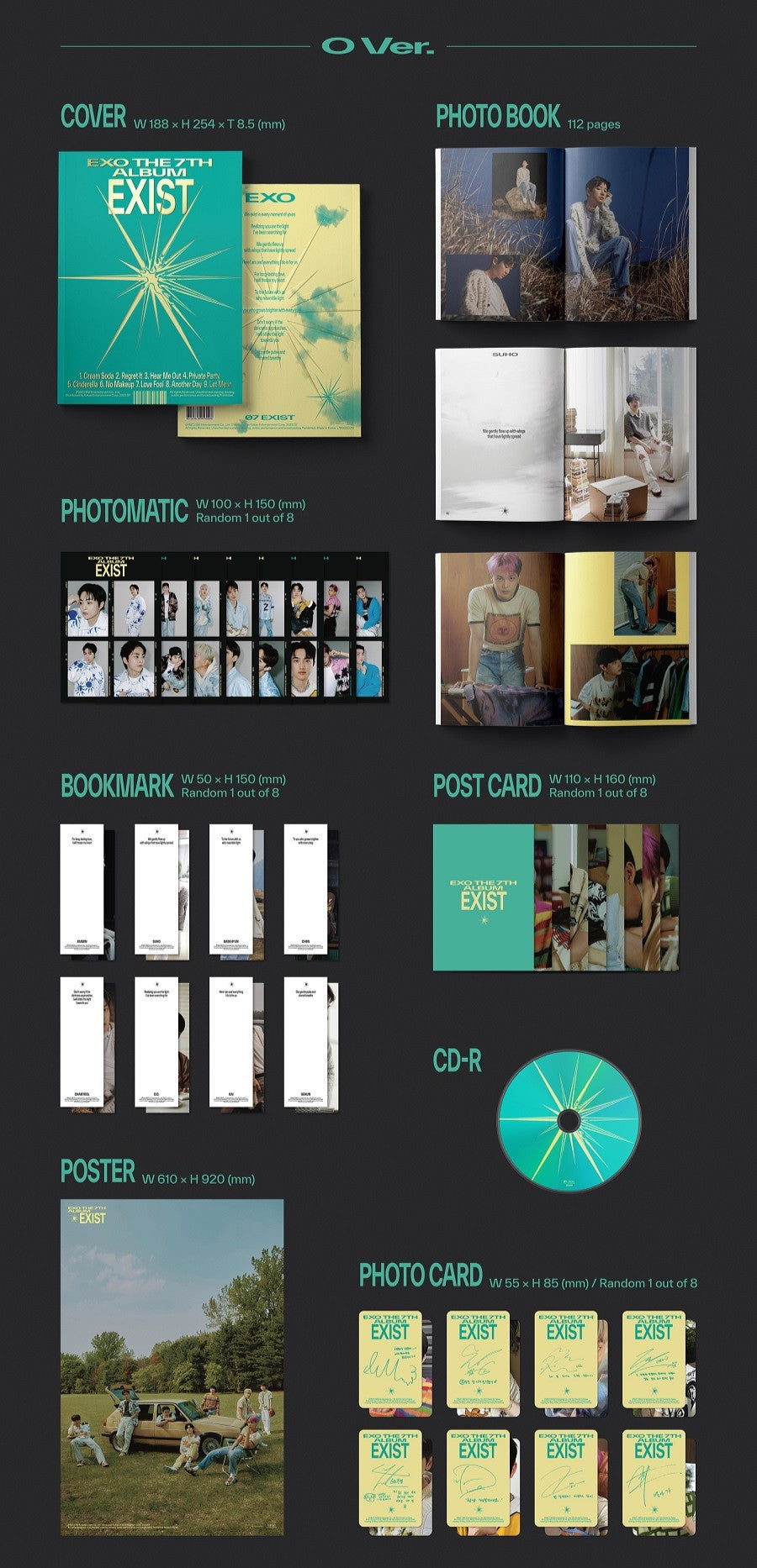 EXO - EXIST [FOTOGRĀMATAS VER.]