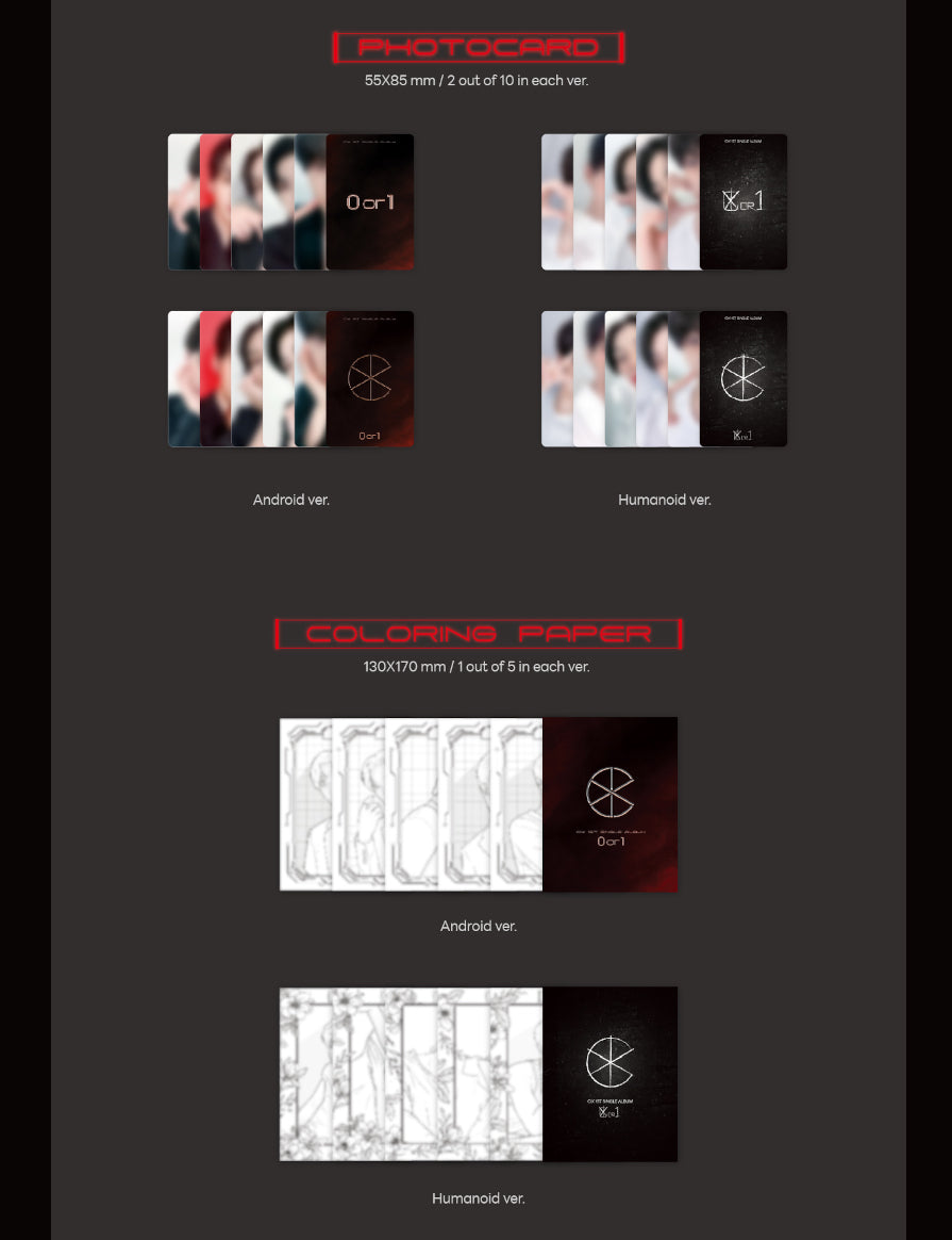 CIX - 1ST SINGLE ALBUM '0 OR 1'