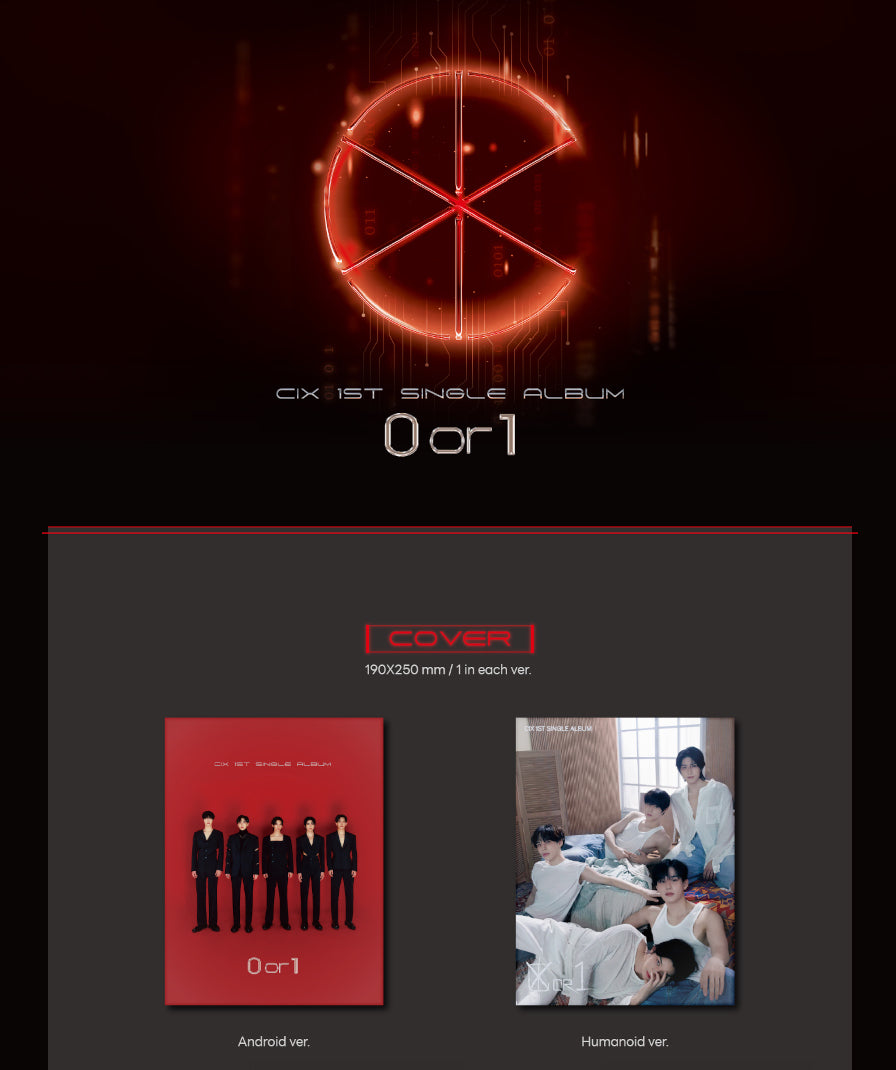 CIX - 1ST SINGLE ALBUM '0 OR 1'