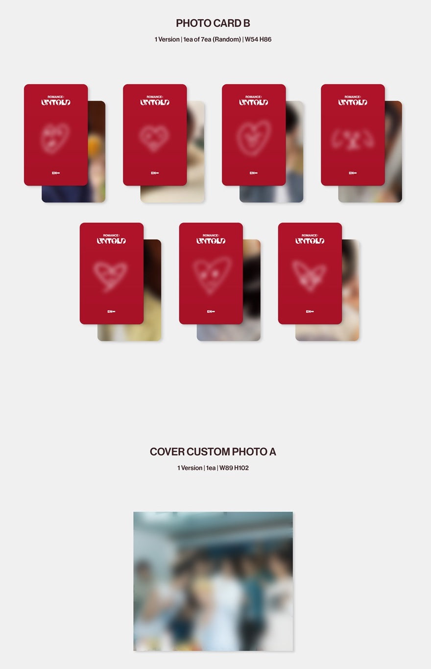 ENHYPEN - ROMANCE : UNTOLD [ENGENE VER. - RANDOM COVER]