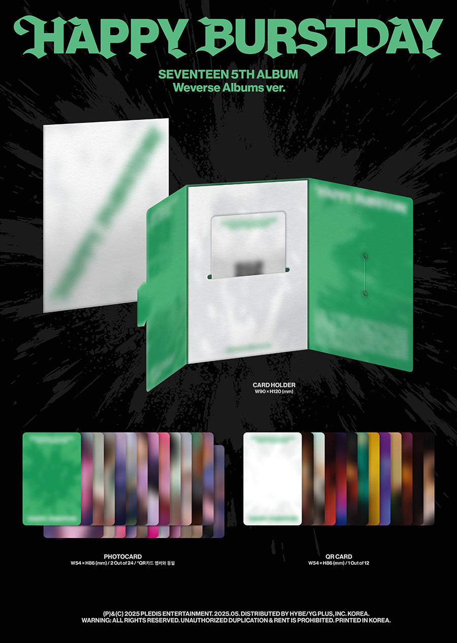 SEVENTEEN - HAPPY BURSTDAY [WEVERSE ALBUMS VER.]