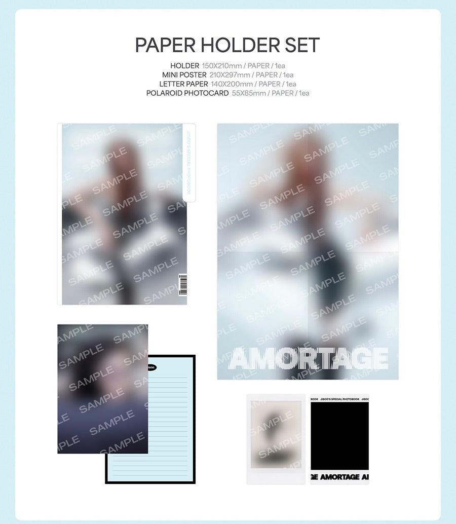 JISOO - JISOO: THE EDIT [AMORTAGE] PHOTOBOOK