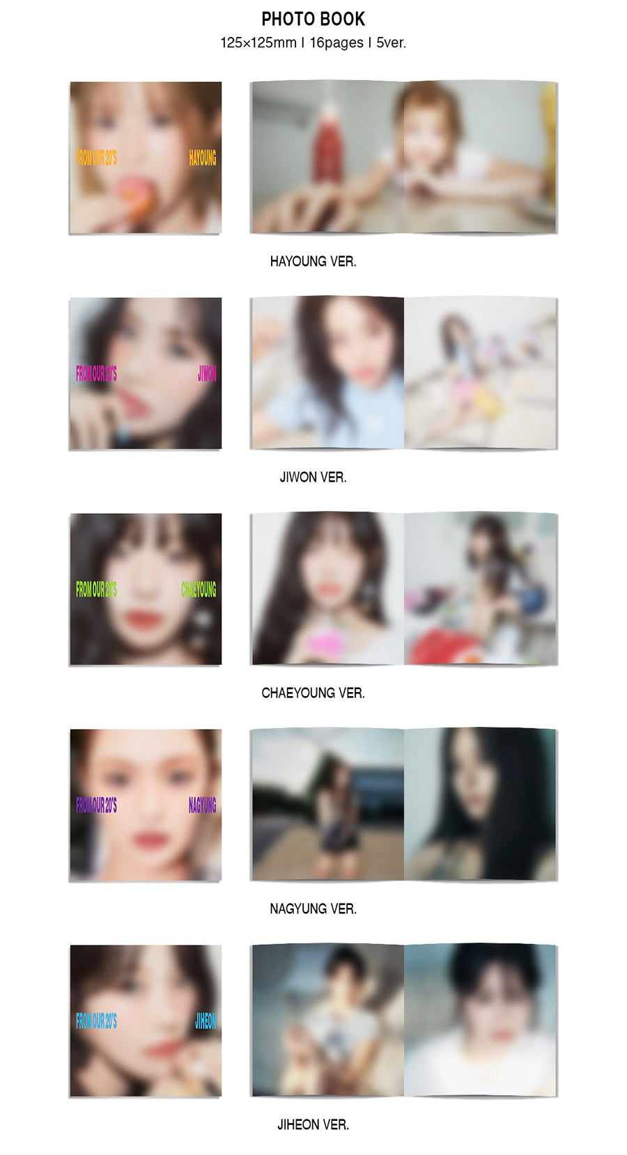 FROMIS_9 - FROM OUR 20'S [DIGIPACK VER. - RANDOM VER.]