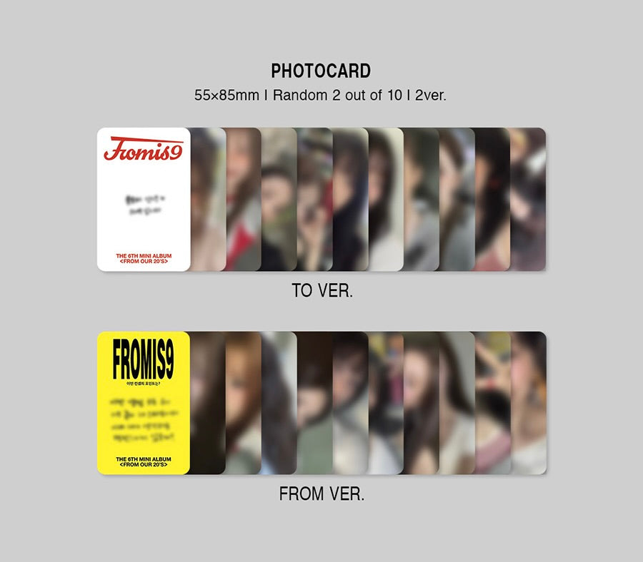 FROMIS_9 - FROM OUR 20'S [POSTCARD VER. - RANDOM VER.]
