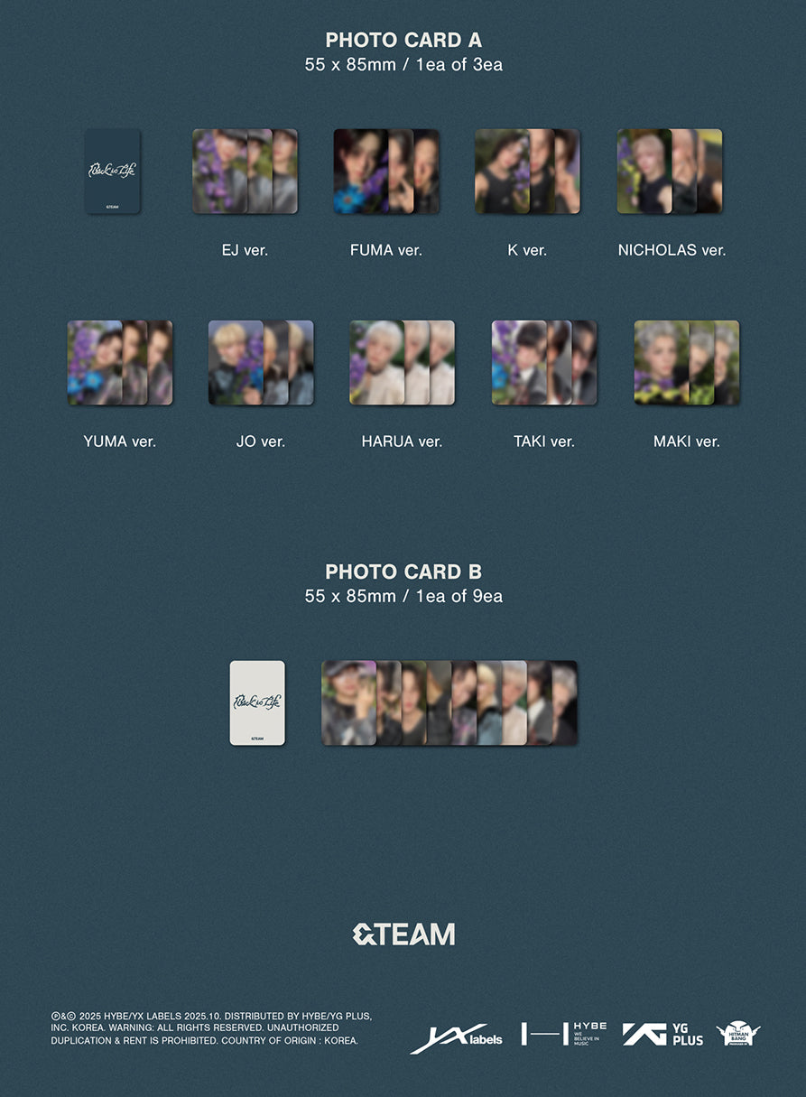 &TEAM - BACK TO LIFE [ROAR VER. - RANDOM COVER]