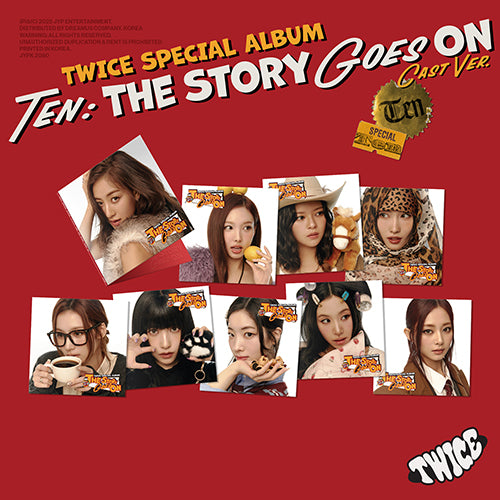 TWICE - TEN: THE STORY GOES ON [CAST VER. - RANDOM VĀKS]