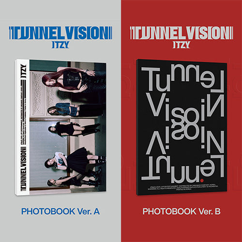 ITZY - TUNNEL VISION [PHOTOBOOK VER. - RANDOM COVER]