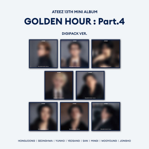 ATEEZ - GOLDEN HOUR : PART.4 [DIGIPACK VER. - RANDOM COVER]