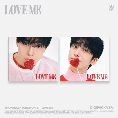 SHOWNU X HYUNGWON (MONSTA X) - LOVE ME [DIGIPACK VER.]
