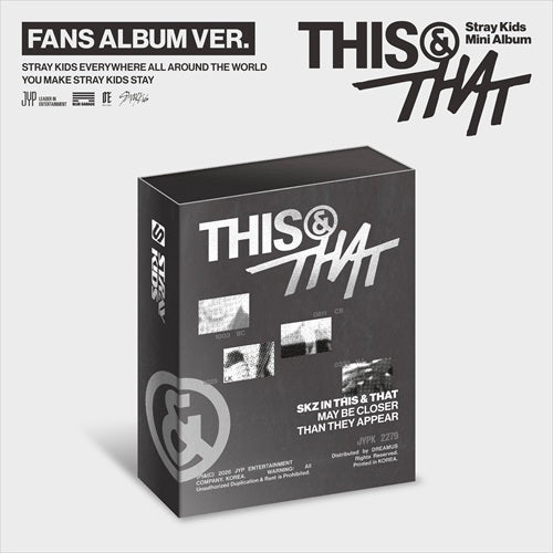 STRAY KIDS - THIS & THAT [FANS ALBUM VER.]
