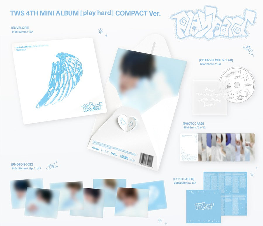 TWS - PLAY HARD [COMPACT VER. - RANDOM COVER]