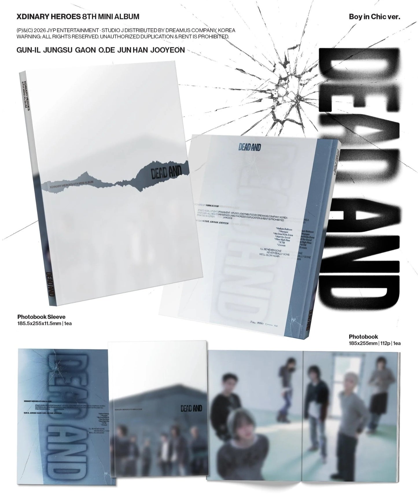 XDINARY HEROES - DEAD AND [PHOTOBOOK VER.]