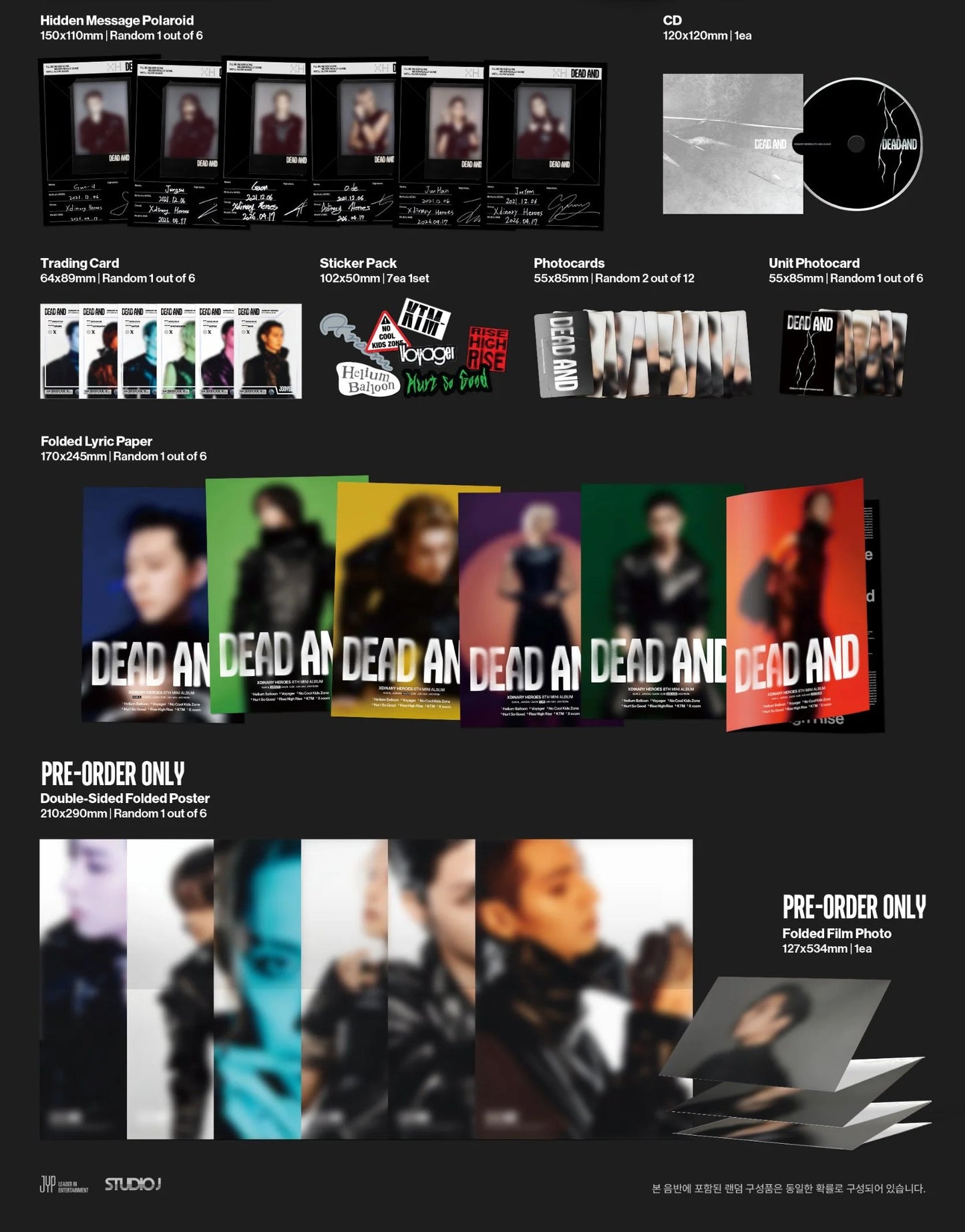 XDINARY HEROES - DEAD AND [PHOTOBOOK VER.]